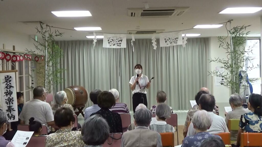 オレンジカフェ担当者による開会宣言